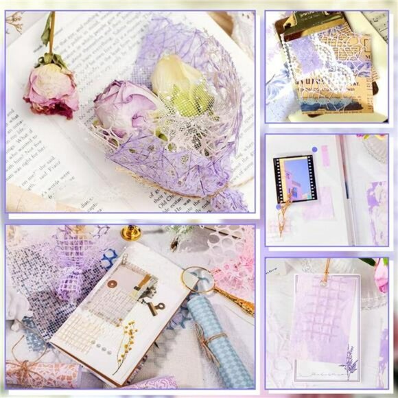 30 Pcs Textured Scrapbook Paper Set 5x7 DIY Journal Card Making Craft Kit - Picture 7 of 8